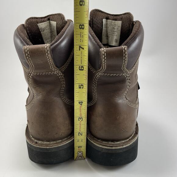 Danner Quarry 6" Work Boot Mens Size 9 Brown Leather Safety Toe Vibram Gore-Tex - Picture 6 of 11